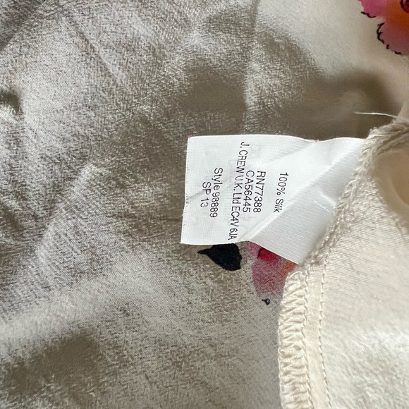 Madewell Silk button down floral blouse size medium - Picture 8 of 8